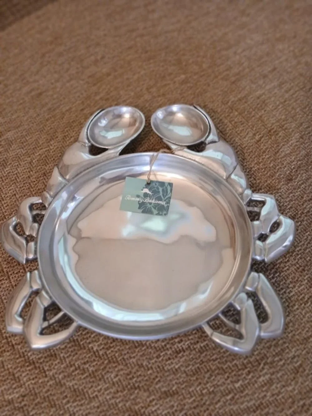 Brand New TOMMY BAHAMA Crab Serving Platter